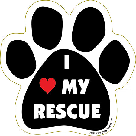  Rescue Paw Shaped Magnets