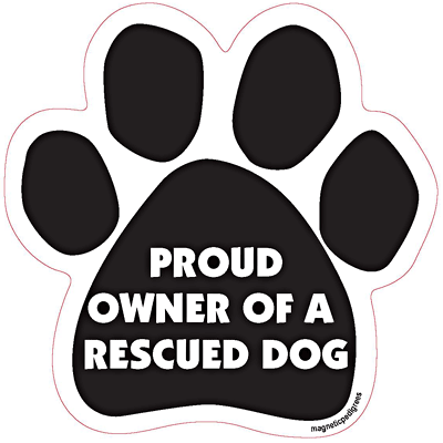  Rescue Paw Shaped Magnets