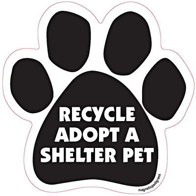  Rescue Paw Shaped Magnets