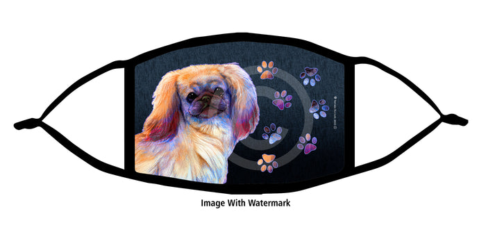 Pekingese Red Face Mask