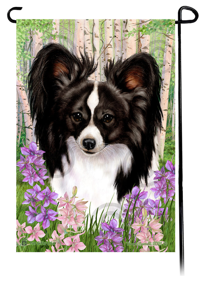 Papillon Spring Flowers Garden Flags