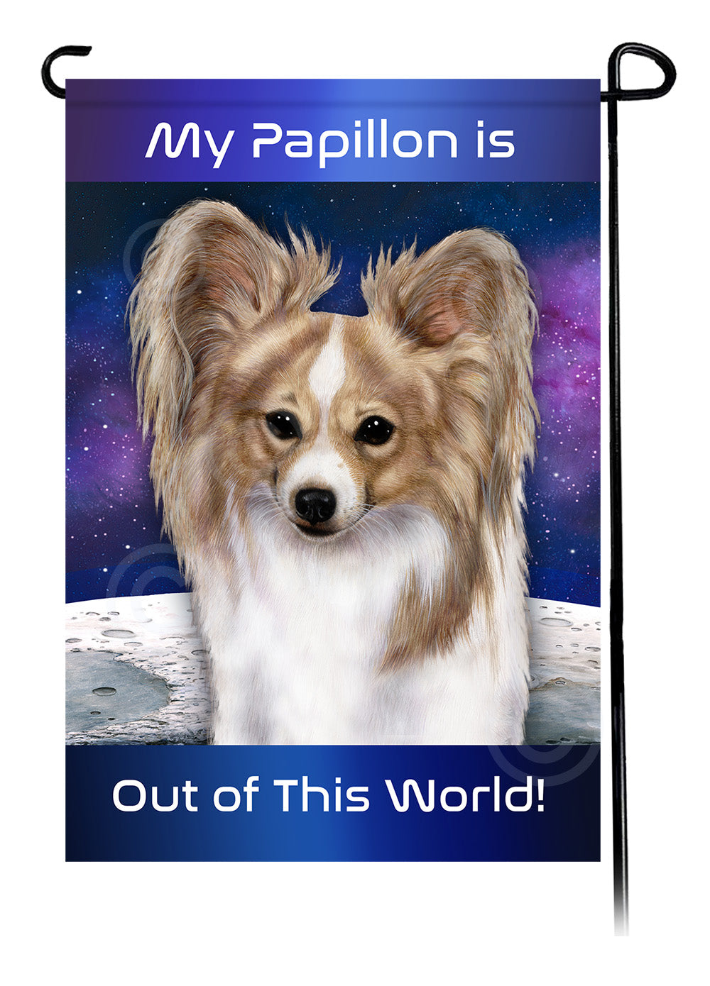 Papillon Out Of This World - Garden Flag