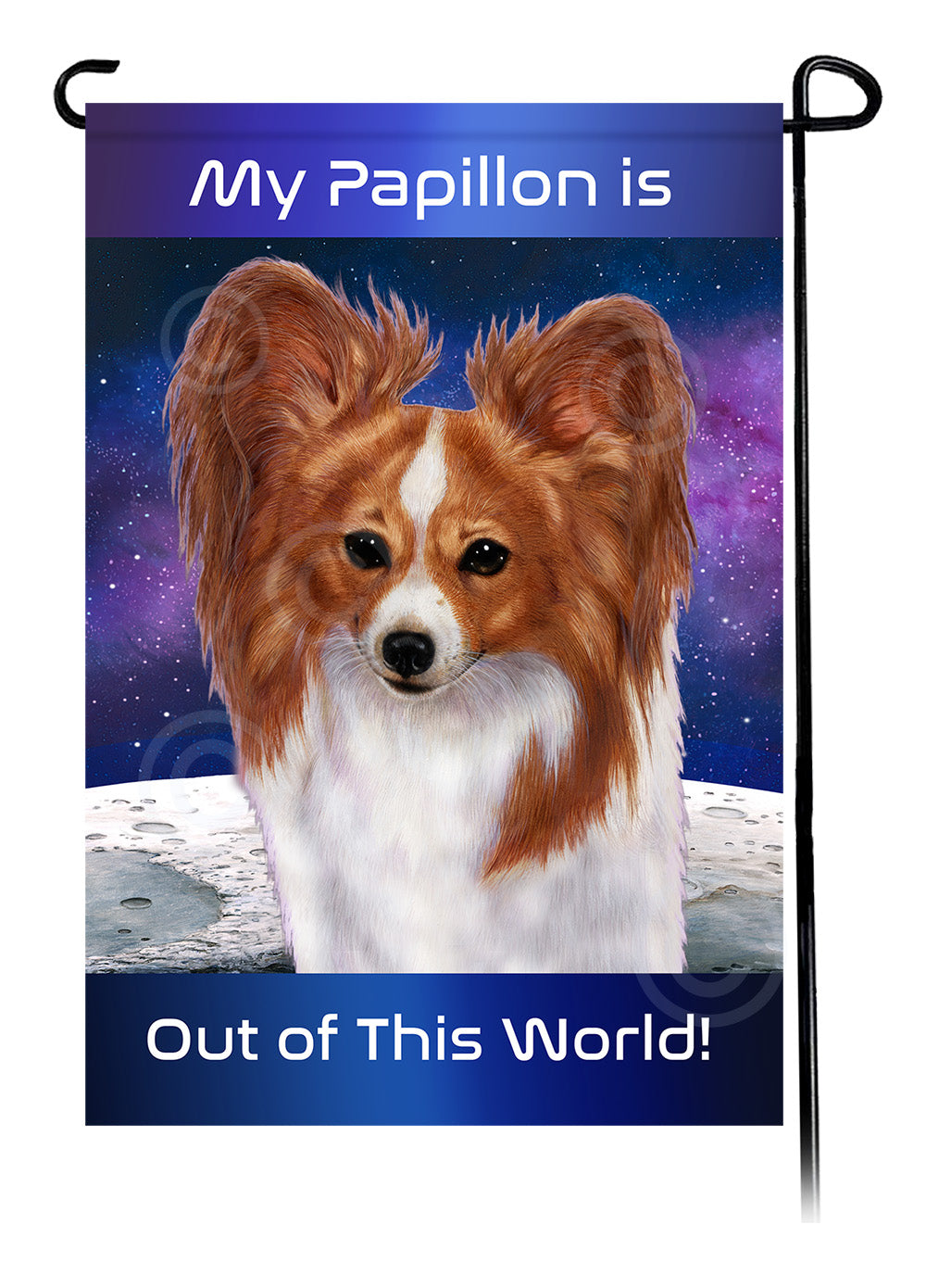 Papillon Out Of This World - Garden Flag