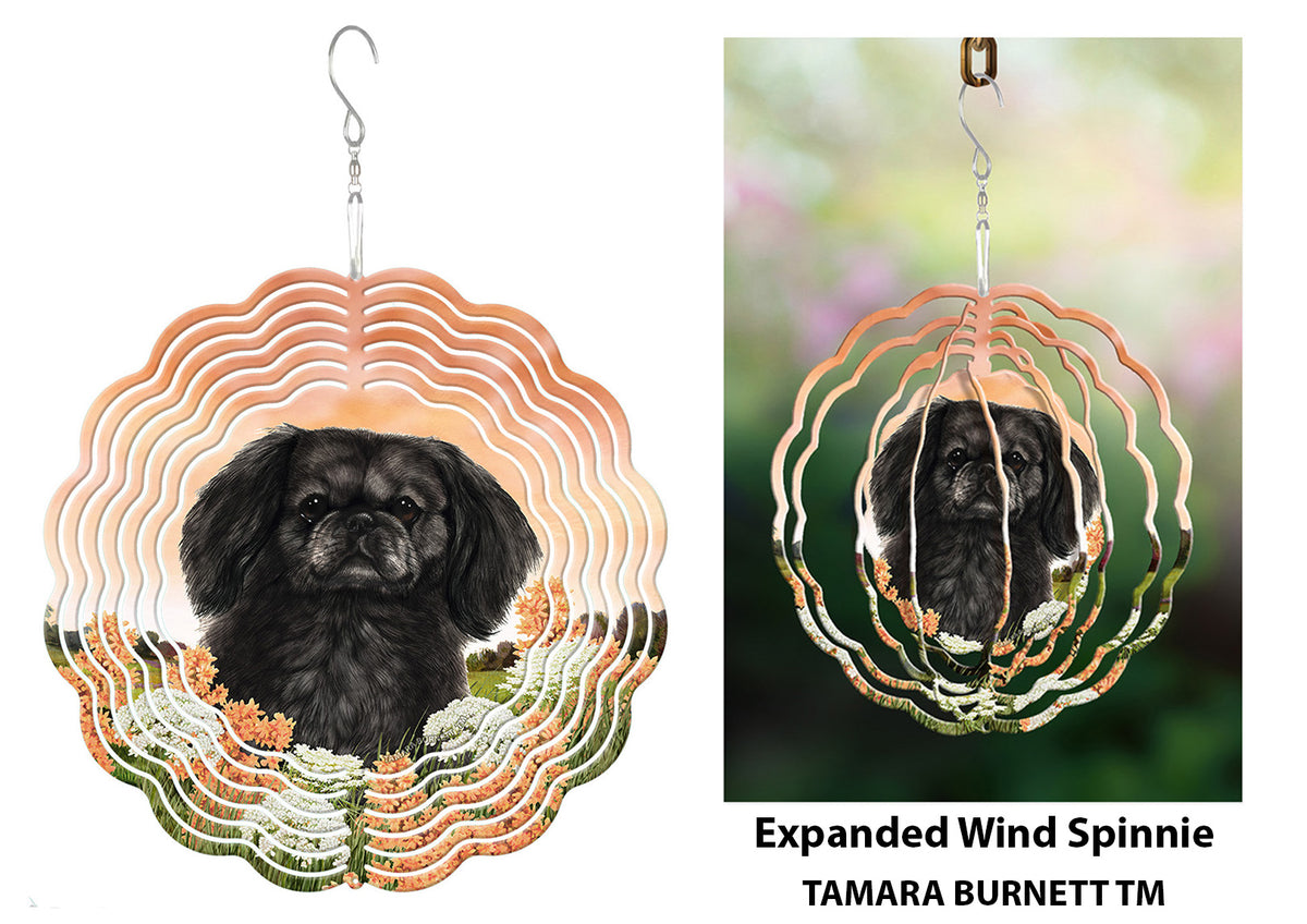 Pekingese Black Wind Spinner
