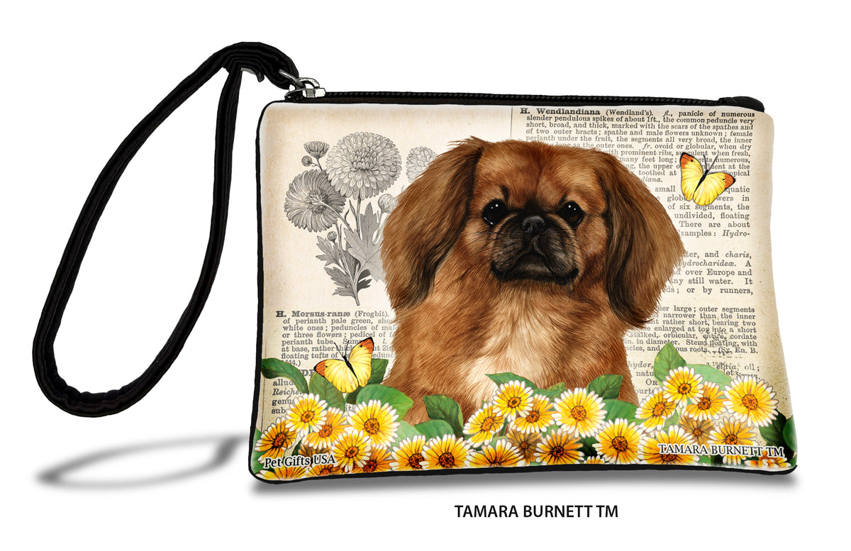 Pekingese Brown Zippees Pet Pouch