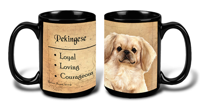 Pekingese Cream - My Faithful Friends Mug 15 oz