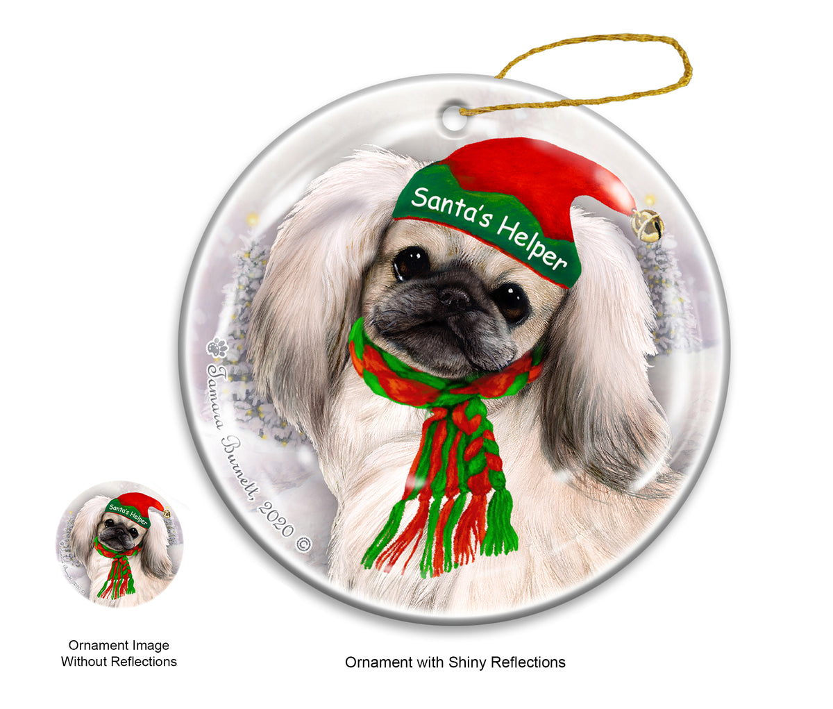 Pekingese Fawn Sable Ornament
