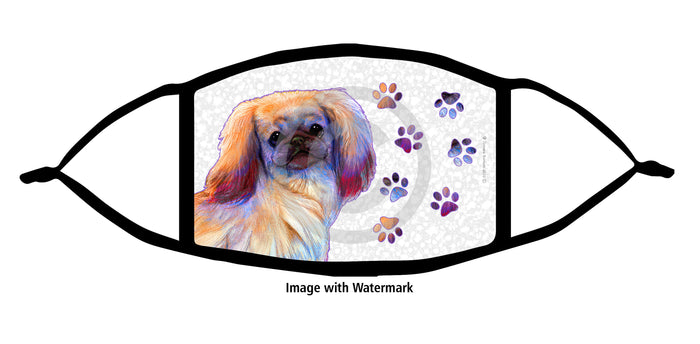 Pekingese Red Face Mask