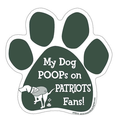  Football Rival Paw Shaped Magnets