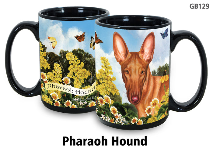 Pharaoh Hound - Garden Party Fun Mug 15 oz