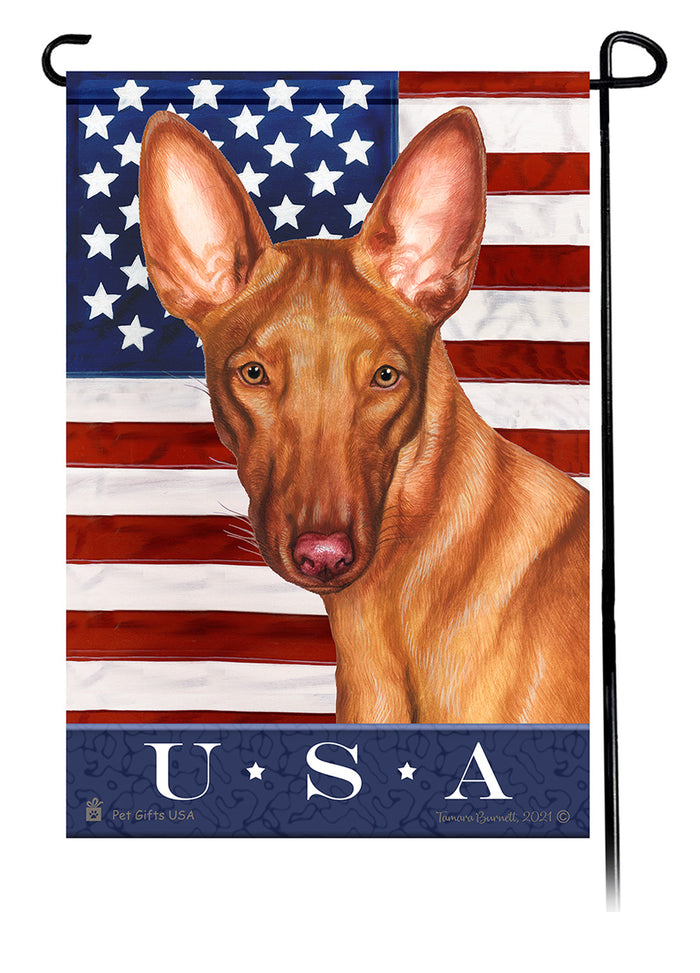 Pharaoh Hound True Blue Garden Flags