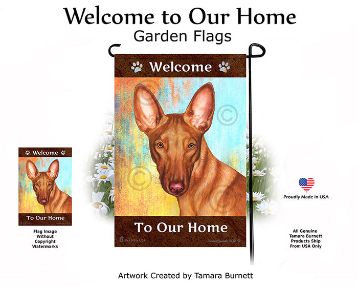 Pharaoh Hound Welcome To Our Home Garden Flags
