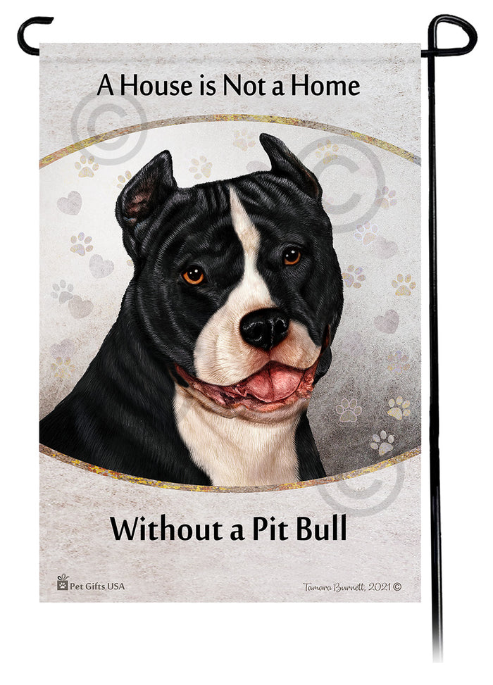 Pit Bull House Is Not A Home Garden Flag