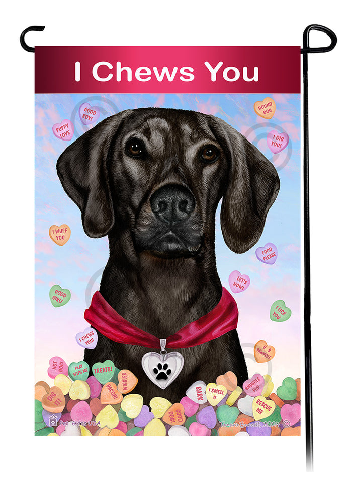 Plott Hound Valentine Sweetheart Garden Flags