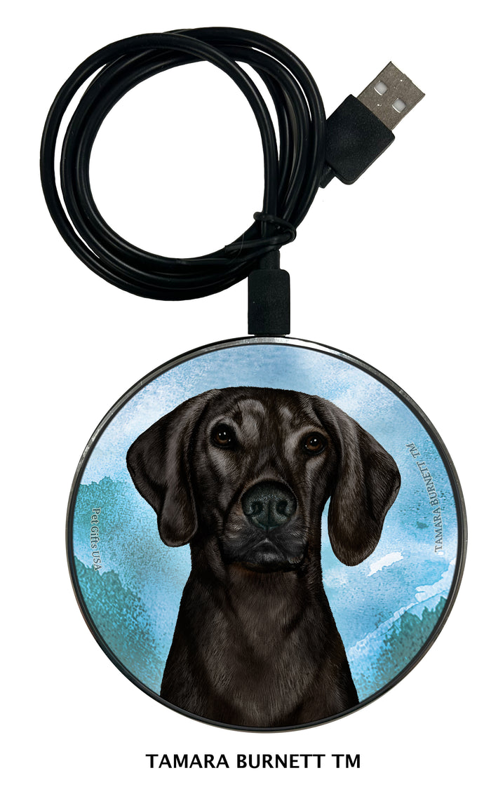 Plott Hound Black Zoomies Wireless Charger