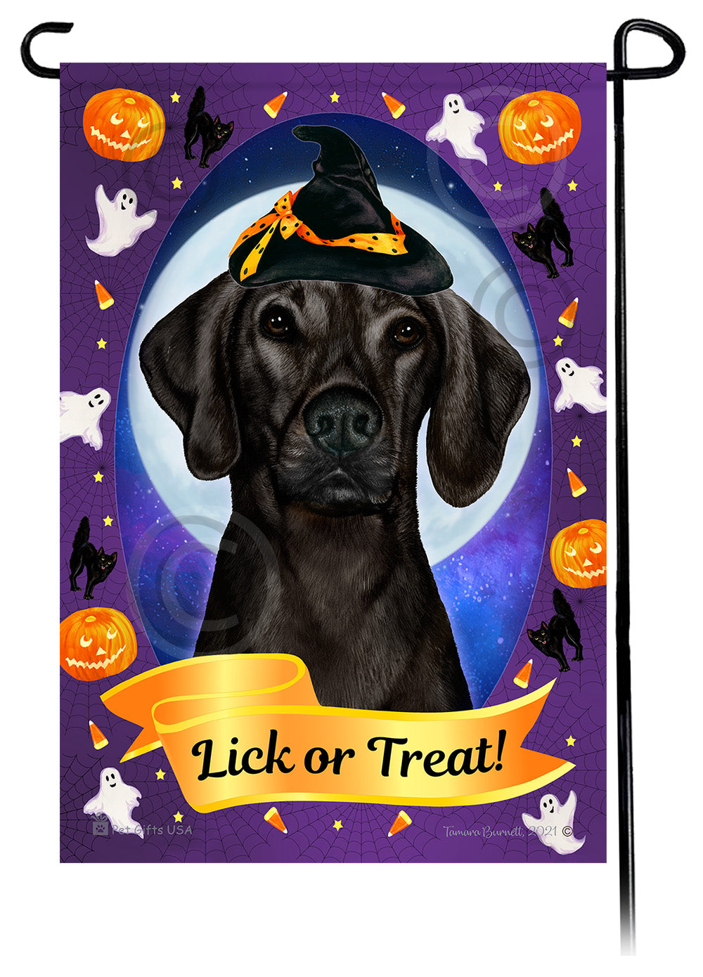 Plott Hound Halloween Howls Garden Flags