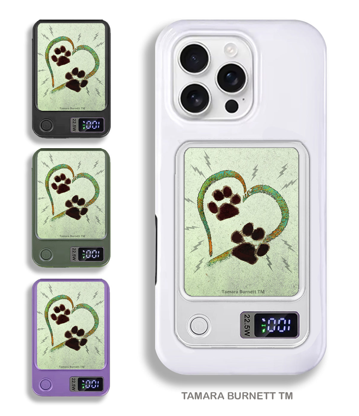PMH 3 Green Phone Bank Wireless Charger
