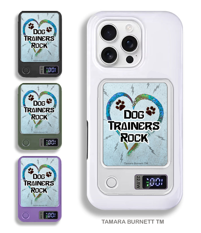 Dog Trainers Rock Phone Bank Wireless Charger