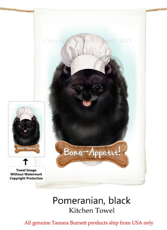 Pomeranian Flour Sack Towel