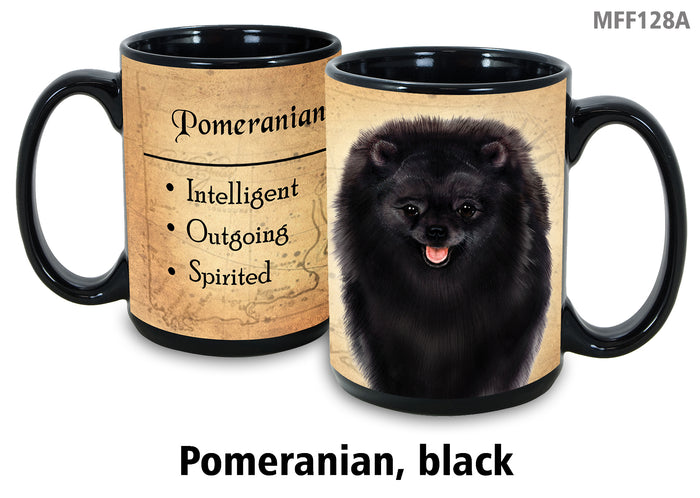 Pomeranian (Black) - My Faithful Friends Mug 15 oz