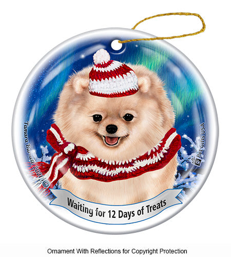 Pomeranian Cream Ornament