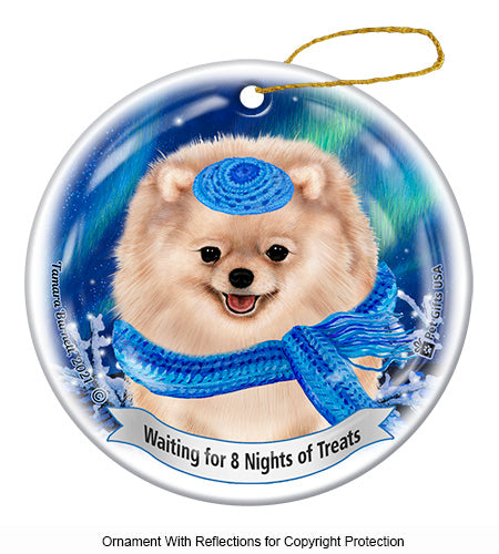 Pomeranian Cream Ornament