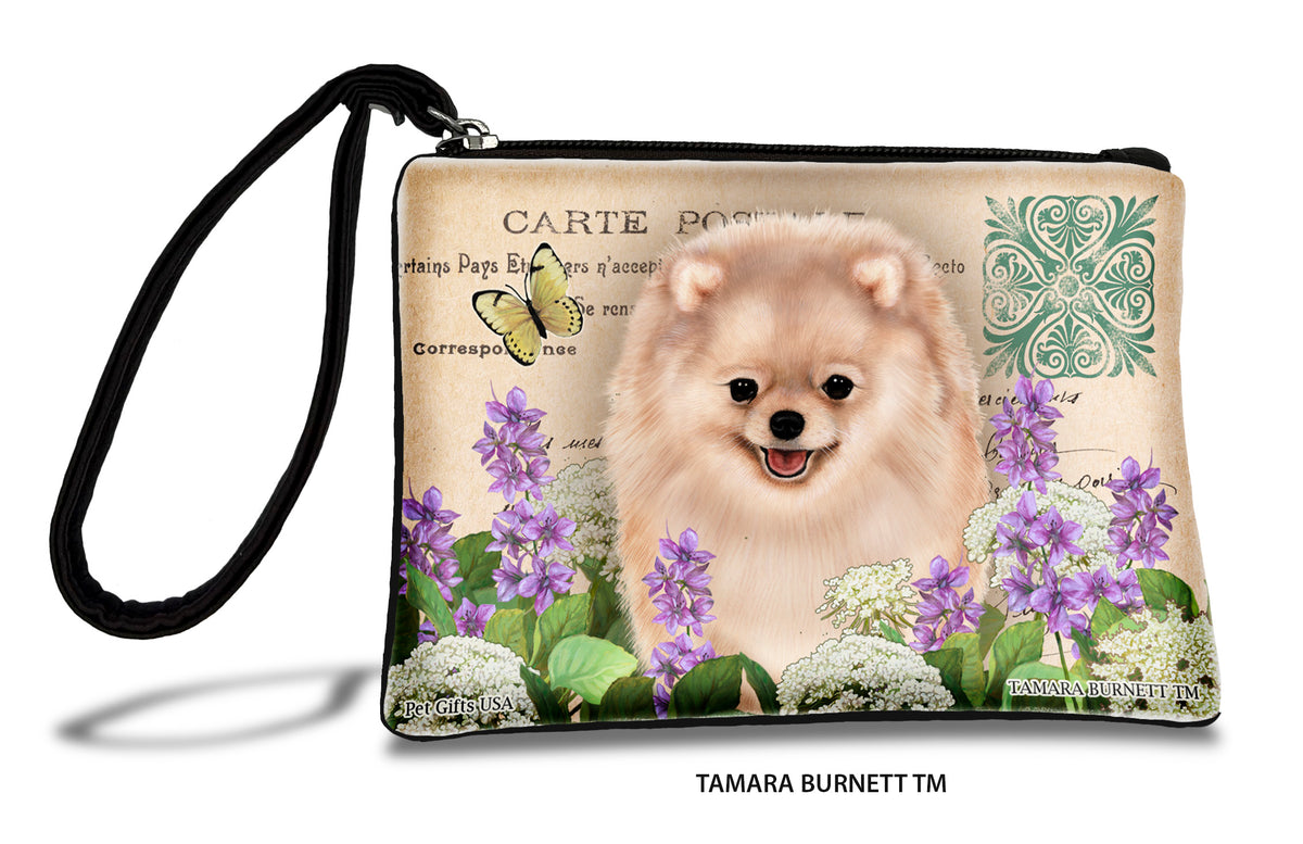 Pomeranian Cream Zippees Pet Pouch