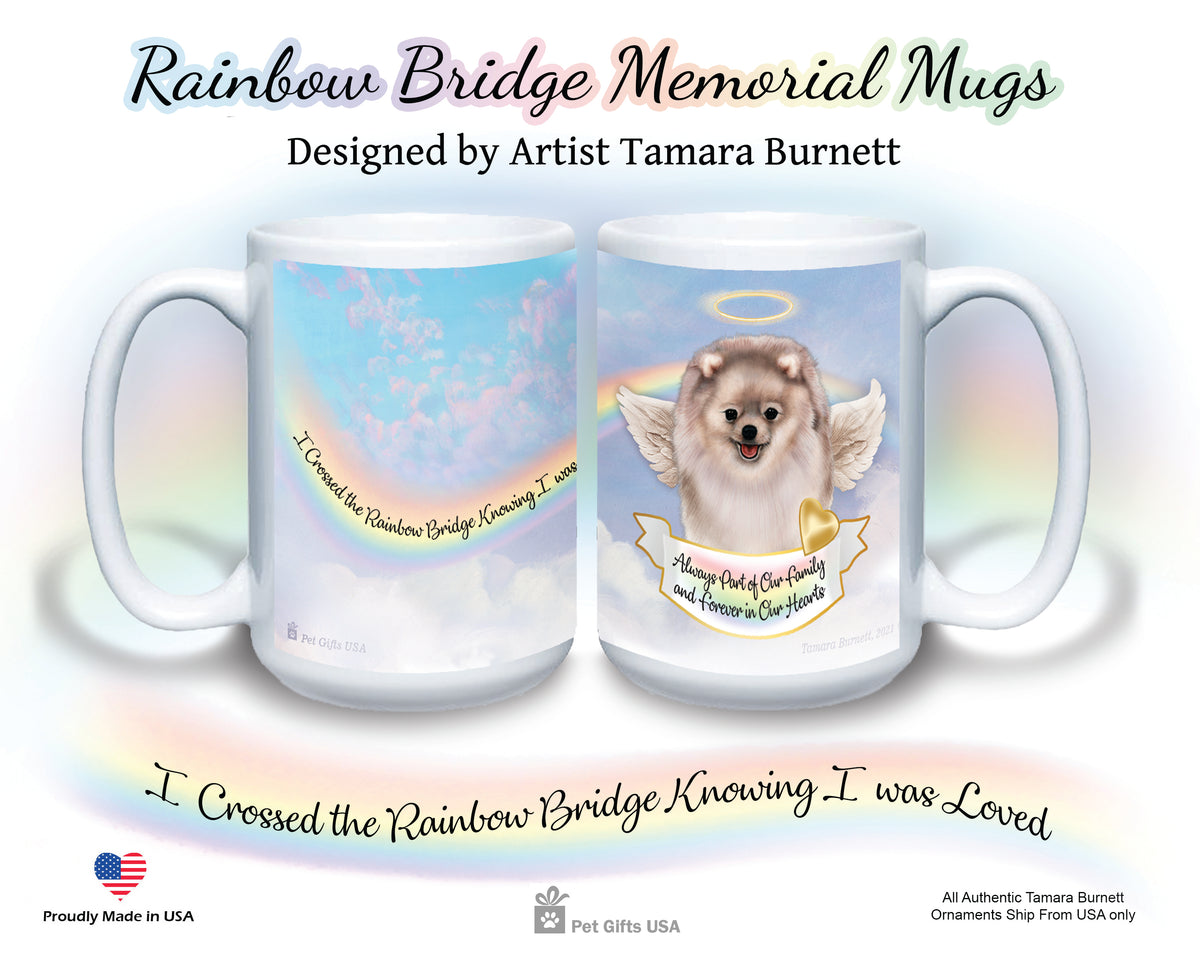 Pomeranian Red Memorial Mug 15 oz