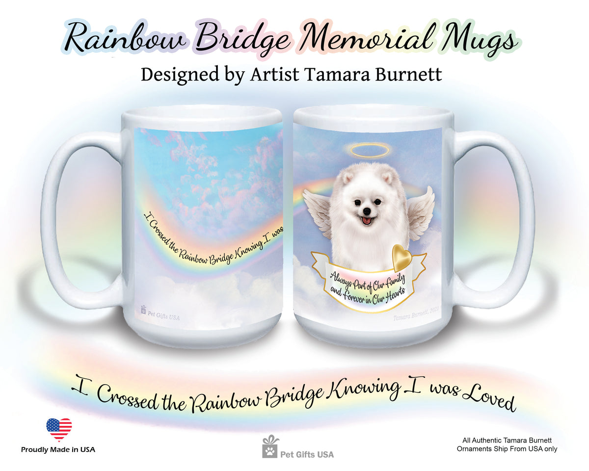 Pomeranian Silver Memorial Mug 15 oz