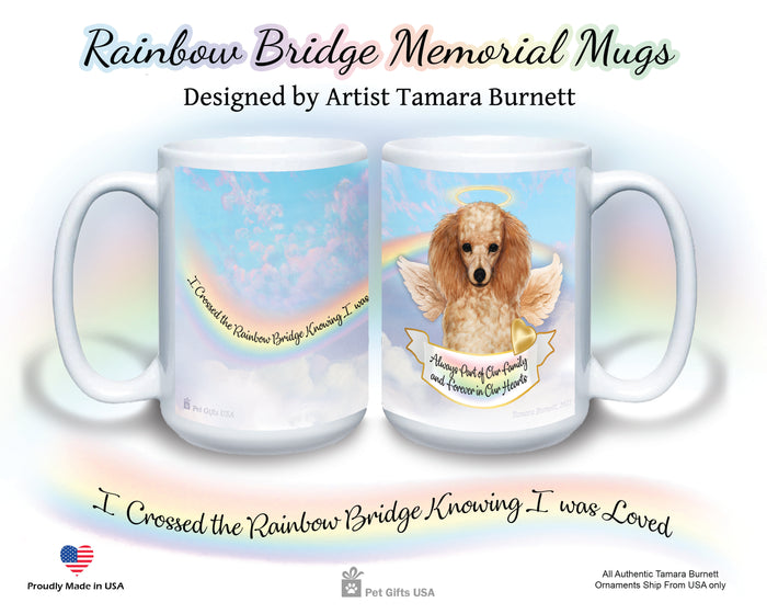 Poodle Apricot Memorial Mug 15 oz