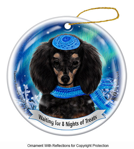 Poodle Black and Tan Ornament