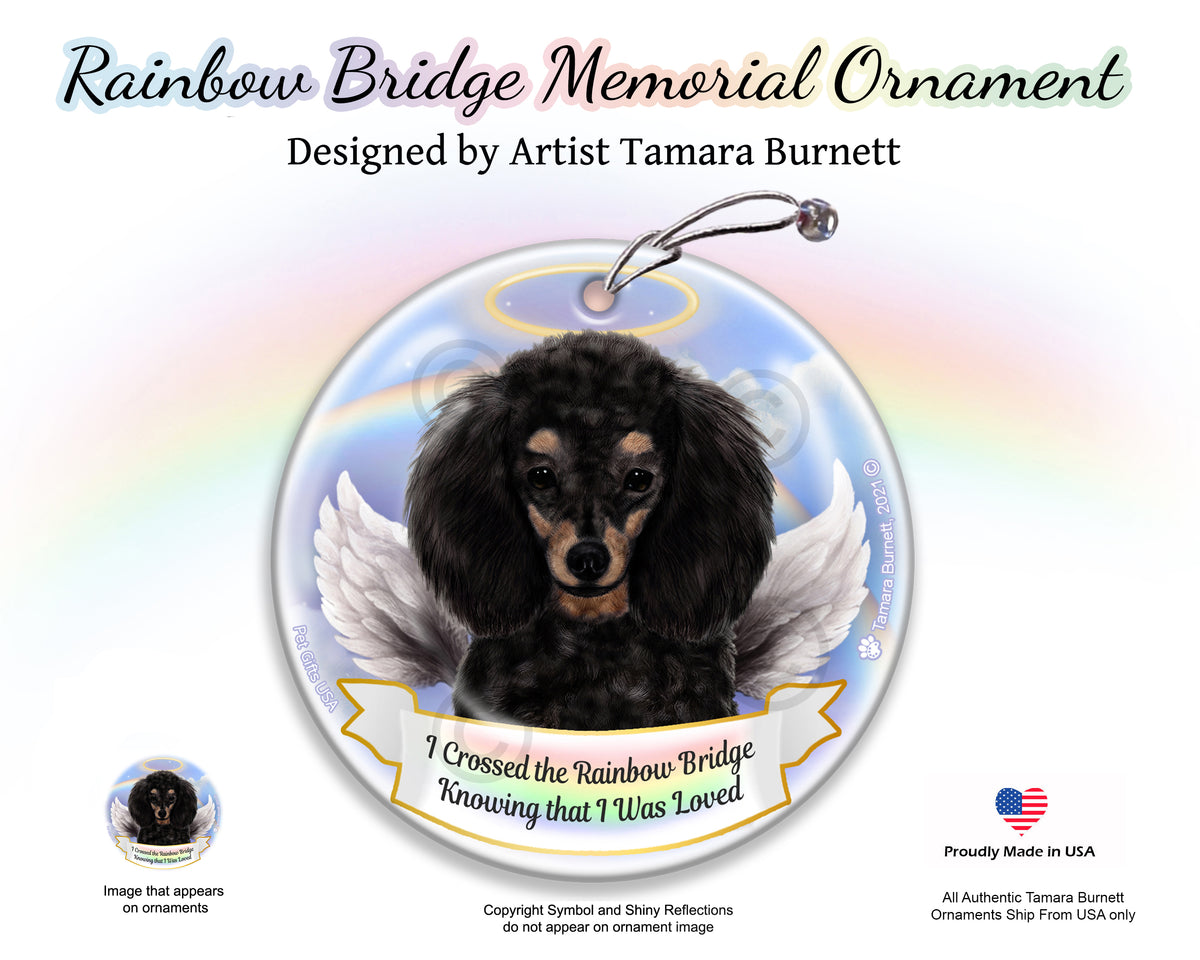 Poodle Black and Tan Ornament
