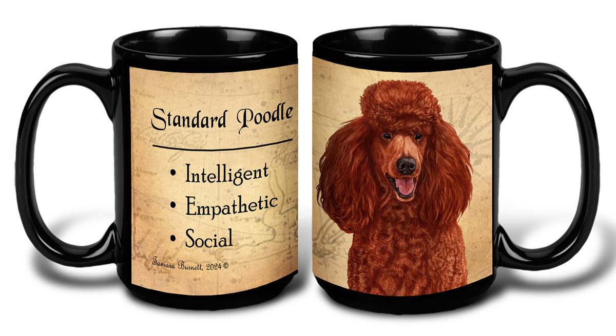 Poodle (Red) - My Faithful Friends Mug 15 oz