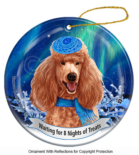 Poodle Standard Apricot Ornament
