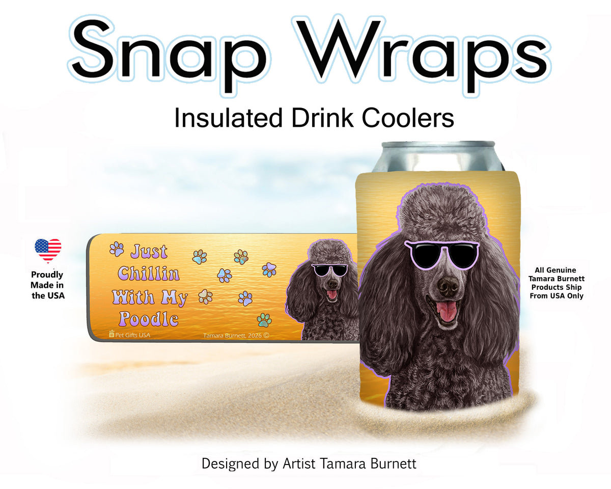 Standard Poodle Silver Snap Wrap Cozy