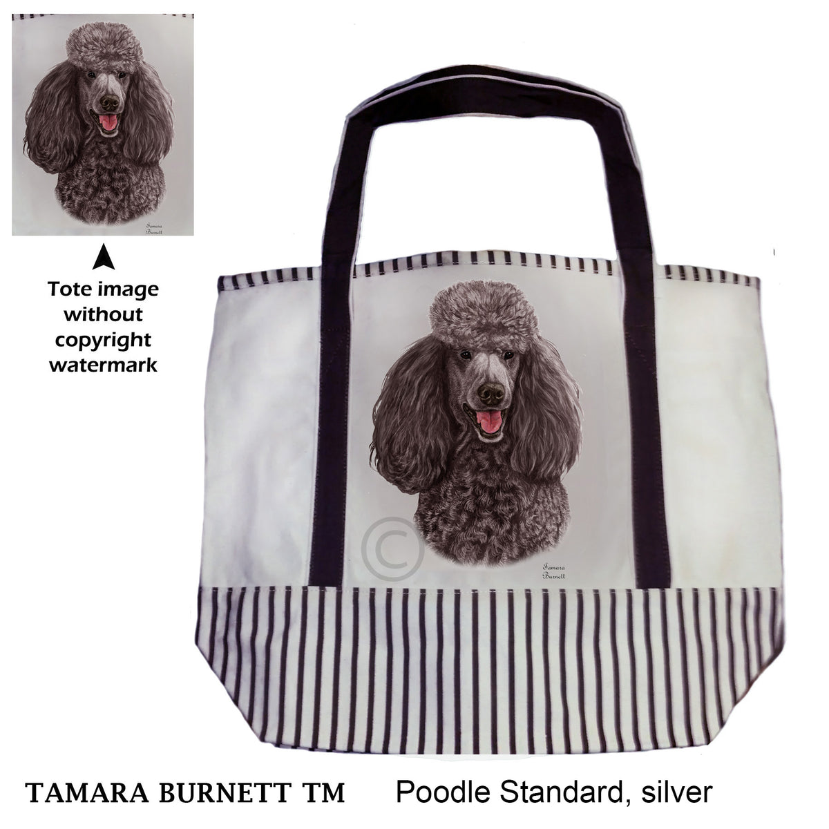 Standard Poodle - Tote Bag