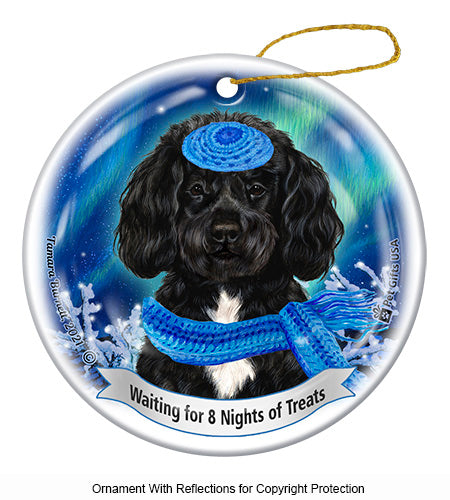 Portuguese Water Dog Hanukkah Ornament