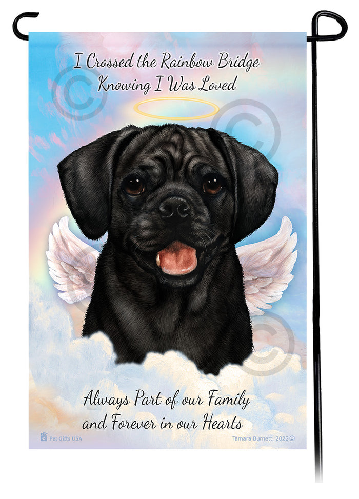 Puggle Memorial Garden Flags