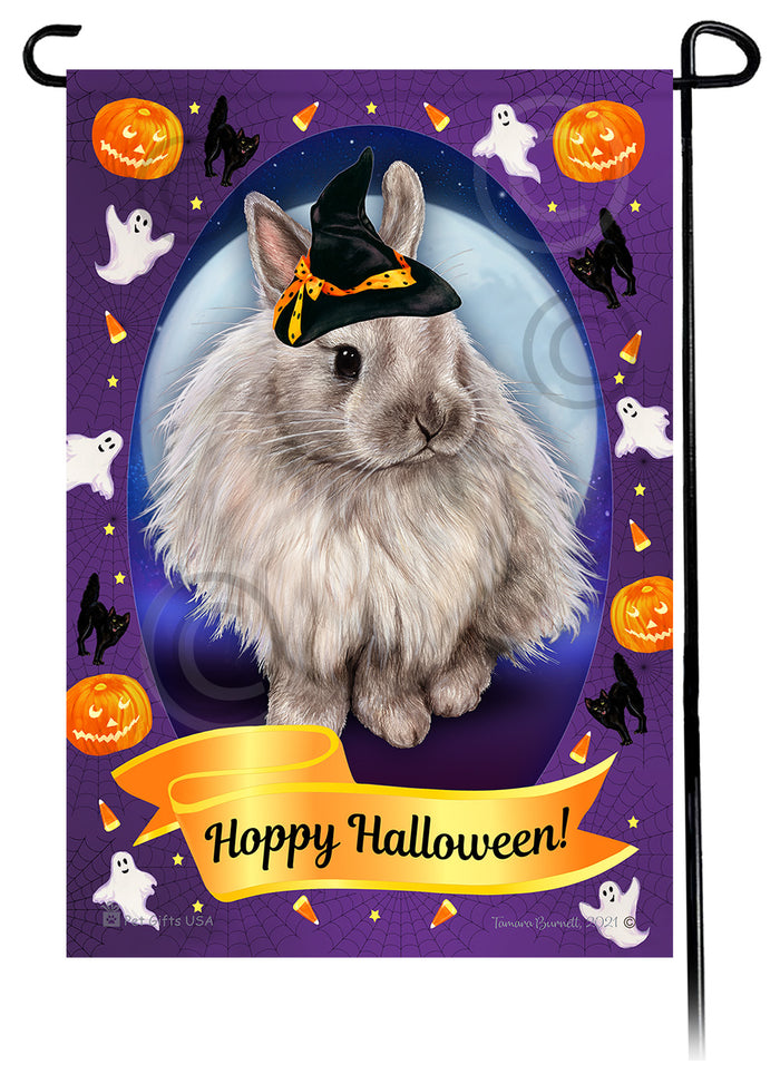 Jersey Wooley Rabbit Halloween Howls Garden Flags