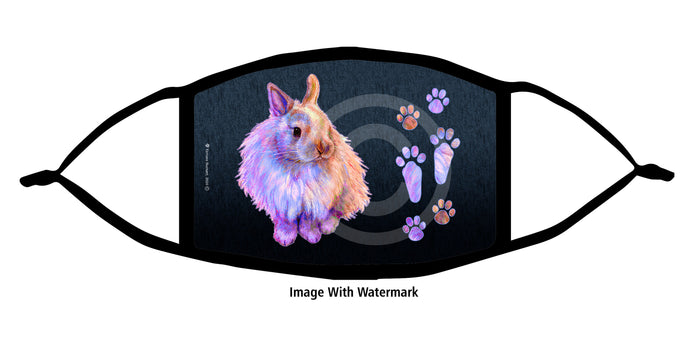 Jersey Wooly Rabbit Face Mask