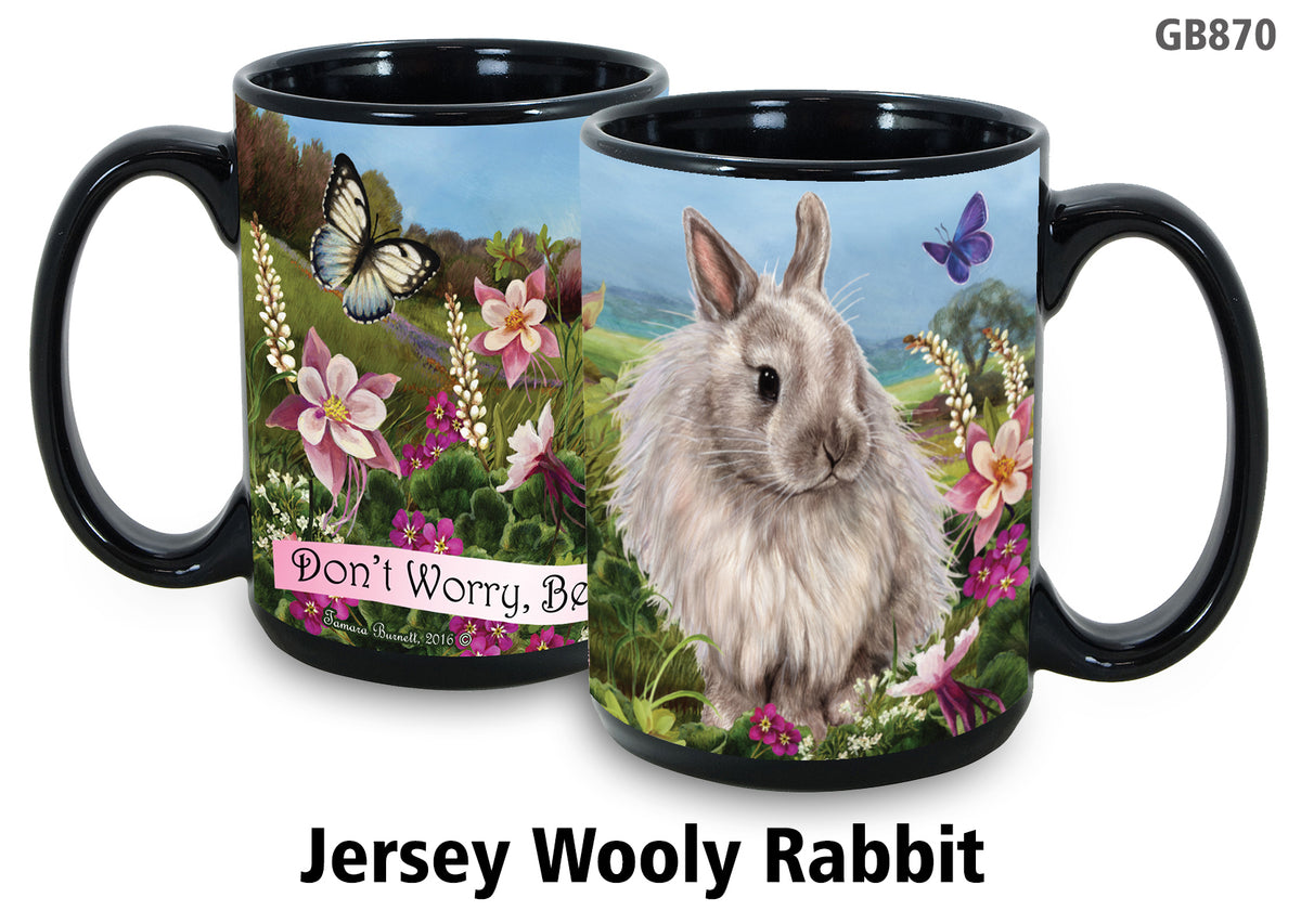 Rabbit Jersey Wooley - Garden Party Fun Mug 15 oz