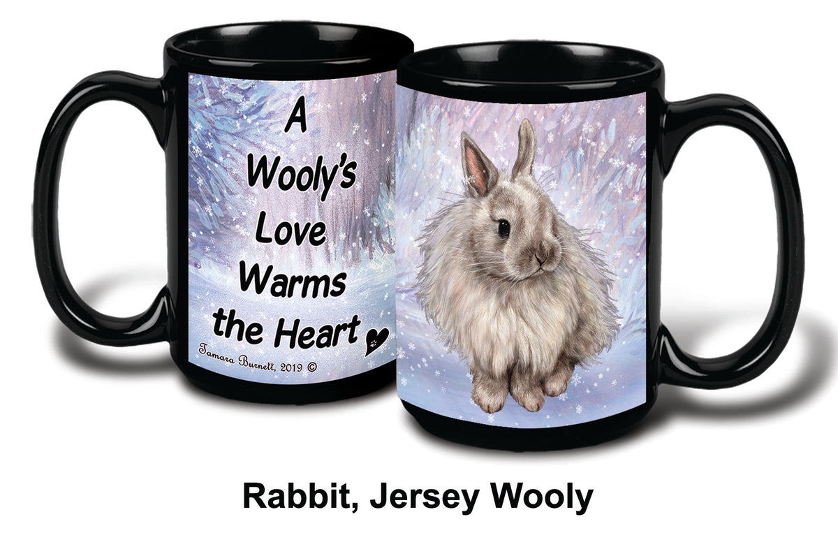Jersey Wooly Rabbit Winter Mug 15 oz