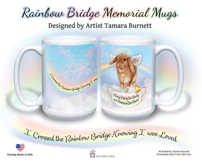 Rabbit Mini Lop Memorial Mug 15 oz