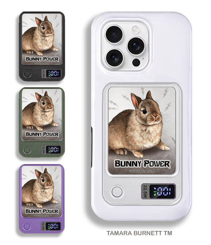Rabbit Netherland Dwarf Agouti Phone Bank Wireless Charger