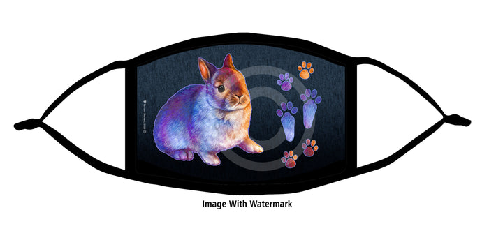 Netherland Dwarf Rabbit Face Mask