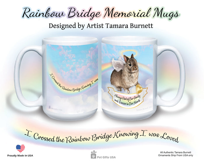 Rabbit Netherland Dwarf Memorial Mug 15 oz