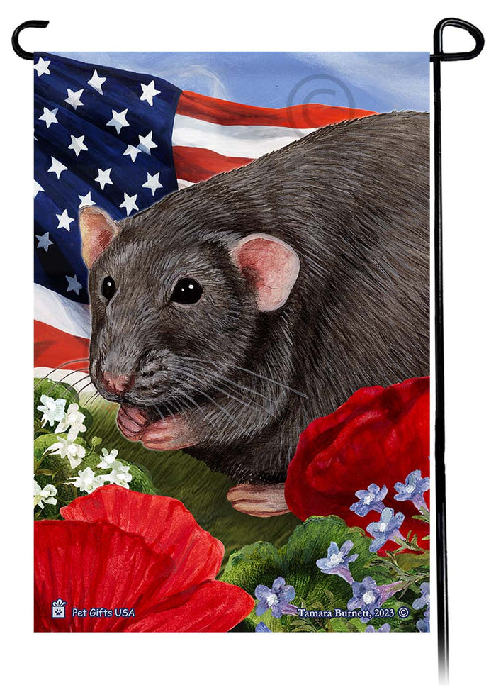  Patriotic Flowers Garden Flags