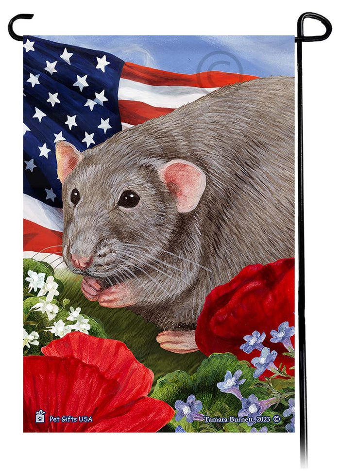  Patriotic Flowers Garden Flags