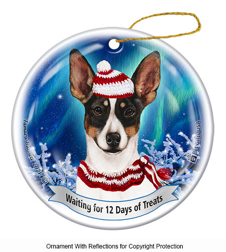 Rat Terrier 12 Days of Treats Ornament