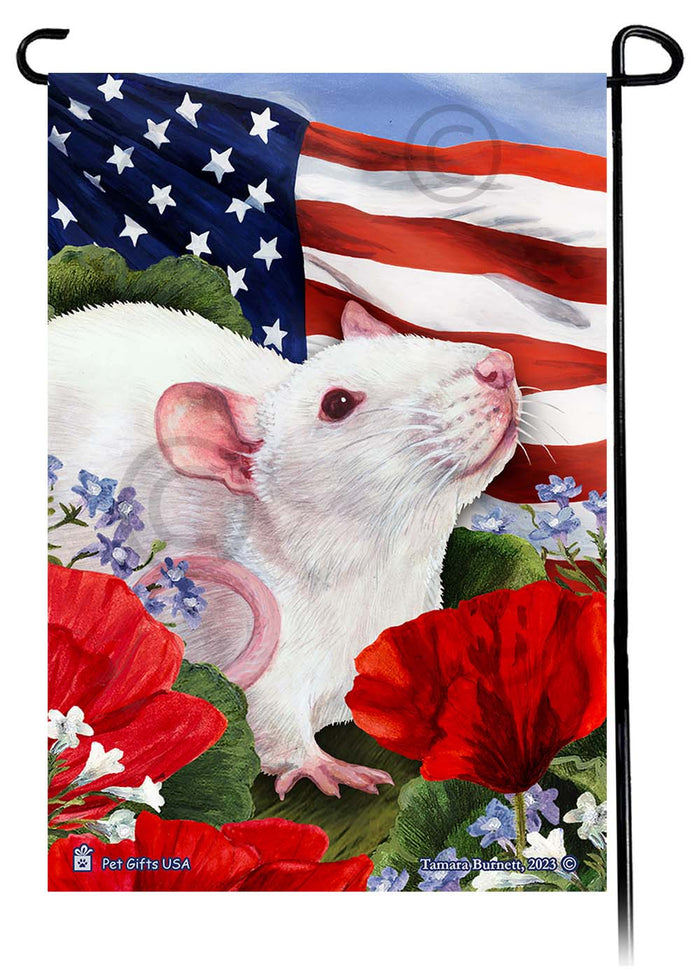  Patriotic Flowers Garden Flags